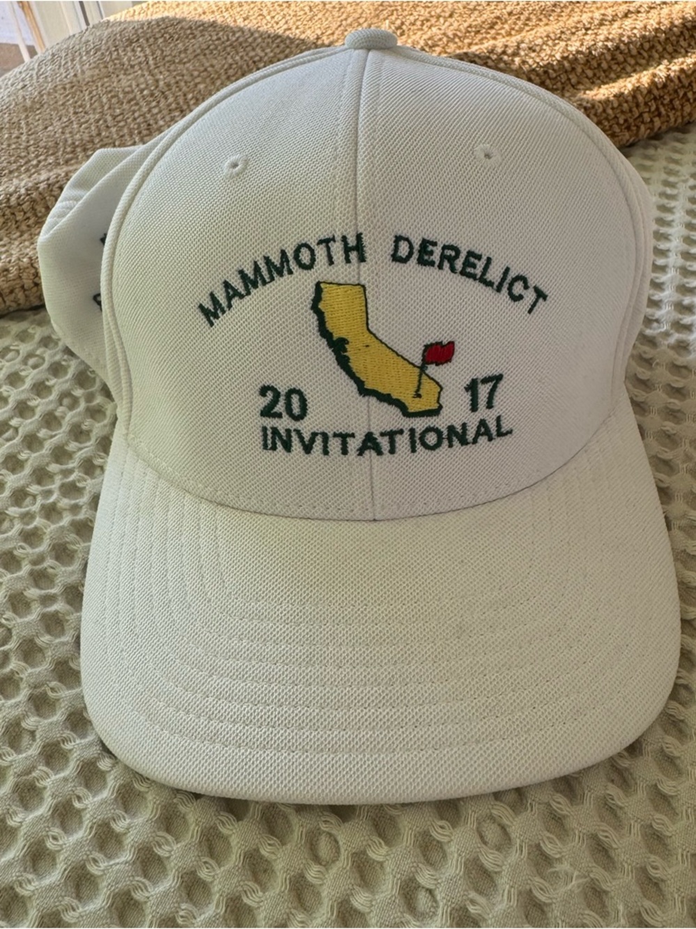 Mammoth Derelict Invitational 2017 Golf Hat | Imperial 110 Flexfit Tech | NWOT